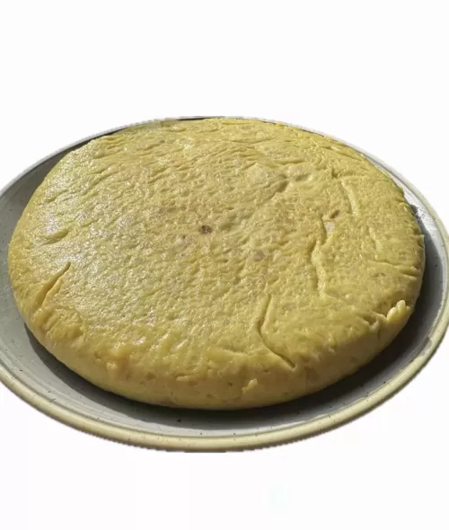 Tortilla de patata con cebolla