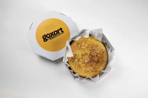 Tortilla de patatas Goxart. Natural como la de toda la vida